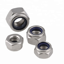 DIN985  Stainless Steel Metric SS304 A2 Hex Nylon Lock Nut